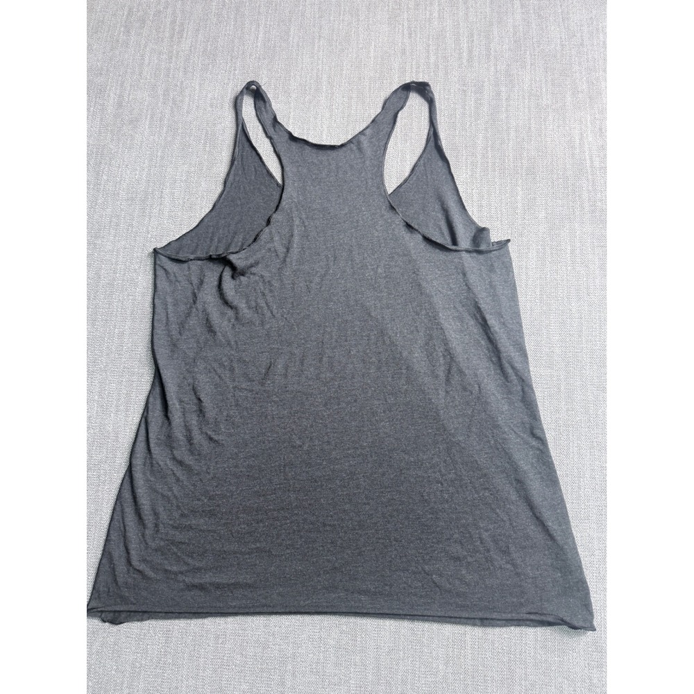 Dolly Parton Pure & Simple Mountain Music Graphic Racerback Tank Top Gray XL - Picture 3 of 3